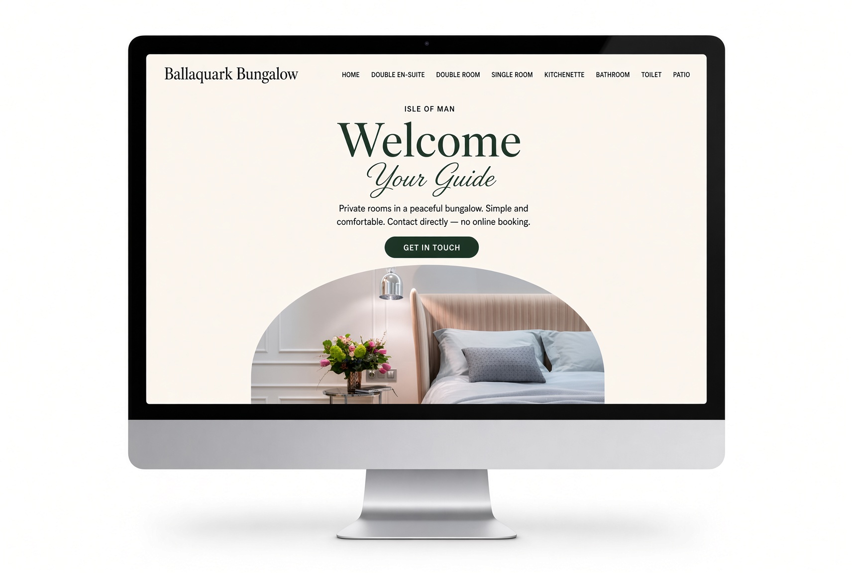 Farm shop website on a desktop